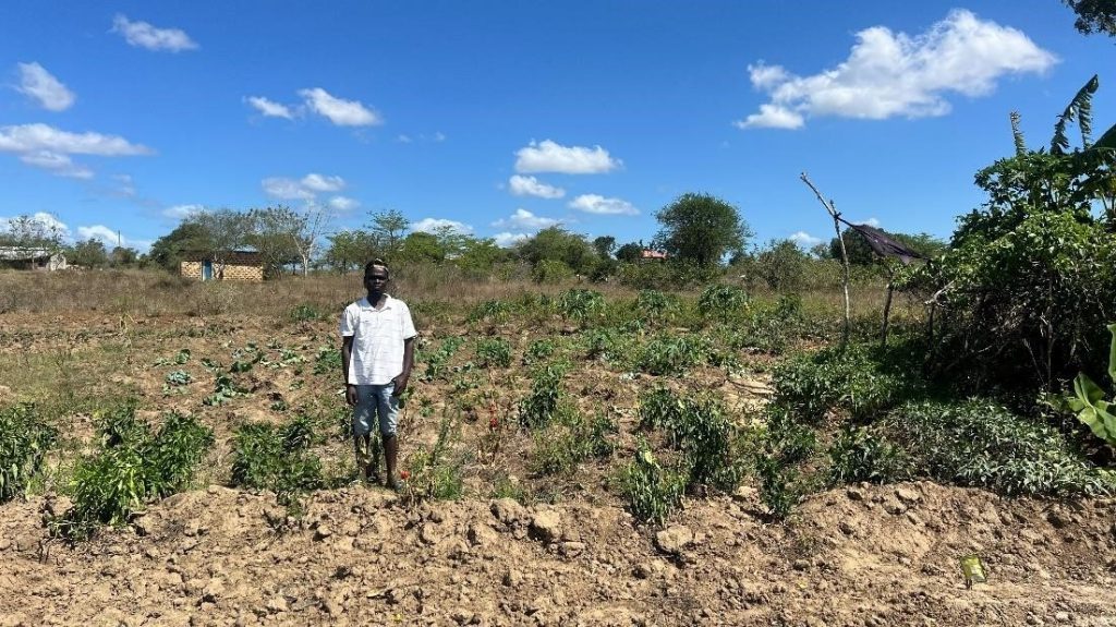 Kilonzo at his farm